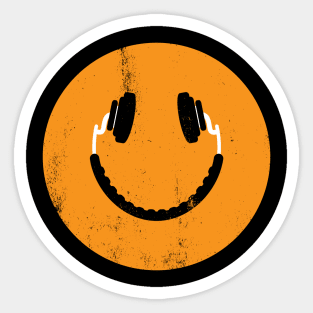 Smiley Headset Sticker